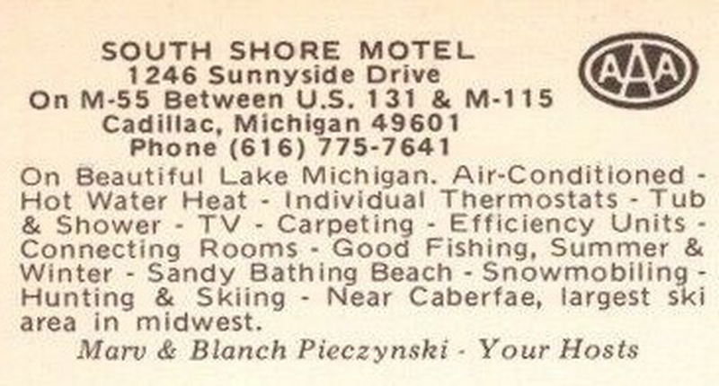 South Shore Motel - Vintage Postcard (newer photo)